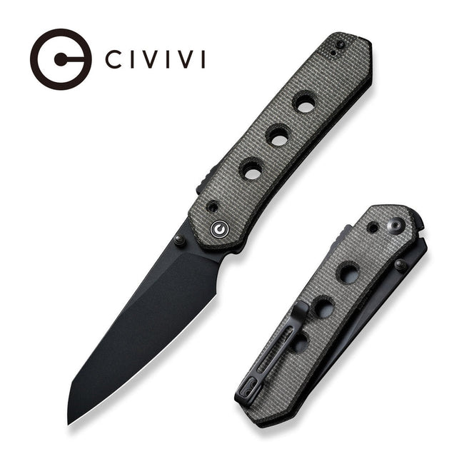 CIVIVI Vision FG Series G10 Handle Thumb Stud Folding Knife