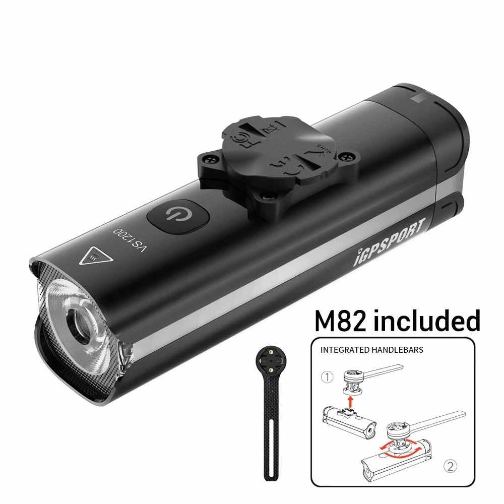 iGPSPORT VS1200 Smartes Fahrrad-Frontlicht