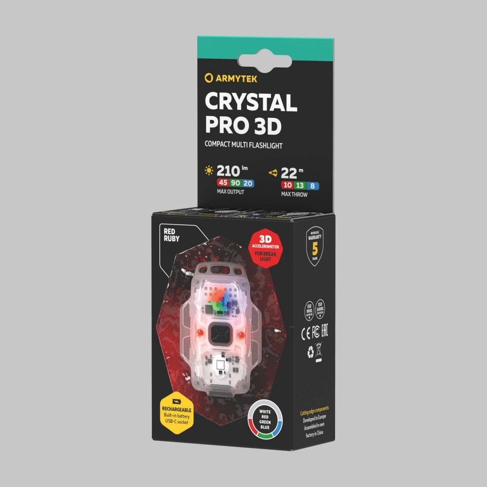 Armytek Crystal Pro 3D (Red Ruby)