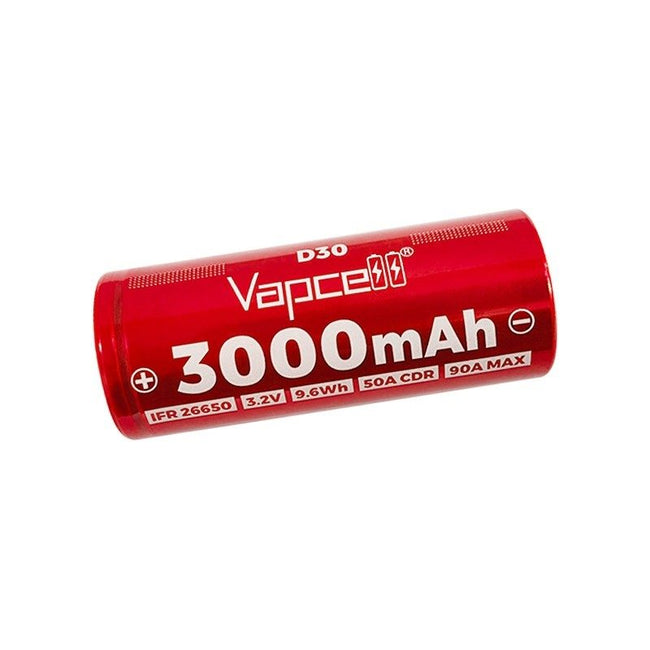 Vapcell D30 50A 3000mAh 26650 Battery