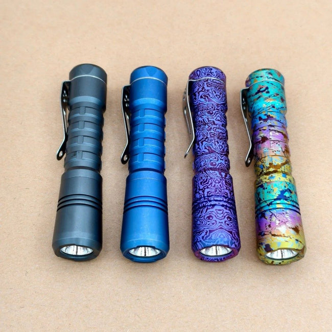 Reylight Pineapple-Ti anodized 14500 Flashlight