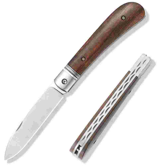 TRIVISA Gemini Series Traditional M390 Steel Folding Knife