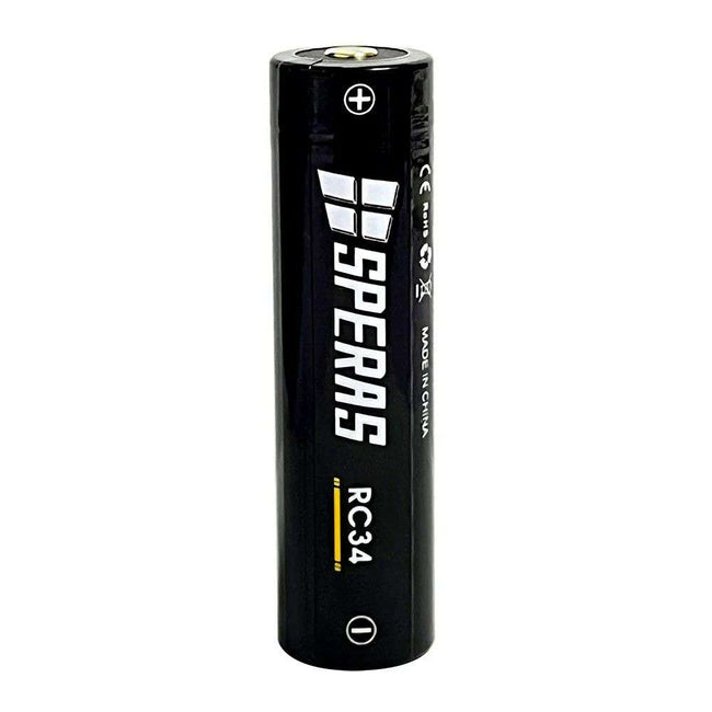 Speras RC34 18650 3400mAh Rechargeable Lithium Battery