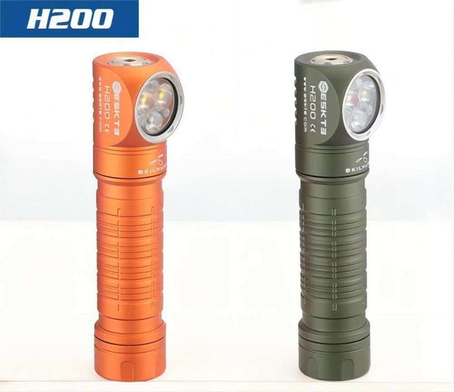 Skilhunt H200 18650 USB magnetic charging LED Headlamp