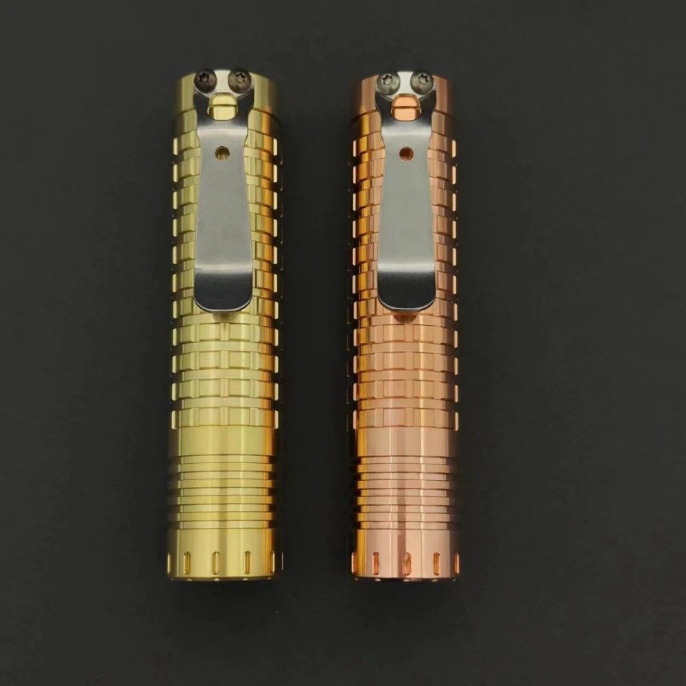 ReyLight Dawn- Copper Brass EDC Flashlight