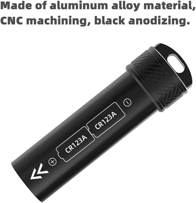 Weltool BB2 Aluminum Alloy CR123A Battery Tube
