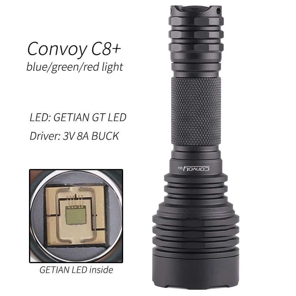 Convoy C8+ GETIAN 18650 Flashlight