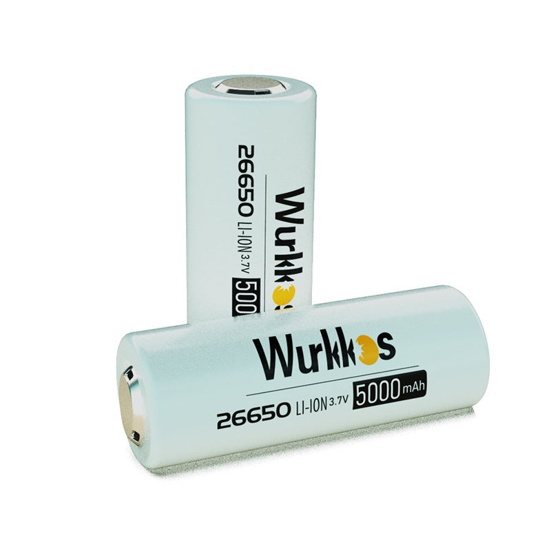 Wurkkos 5000Mah 26650 Button Top Lithium Battery
