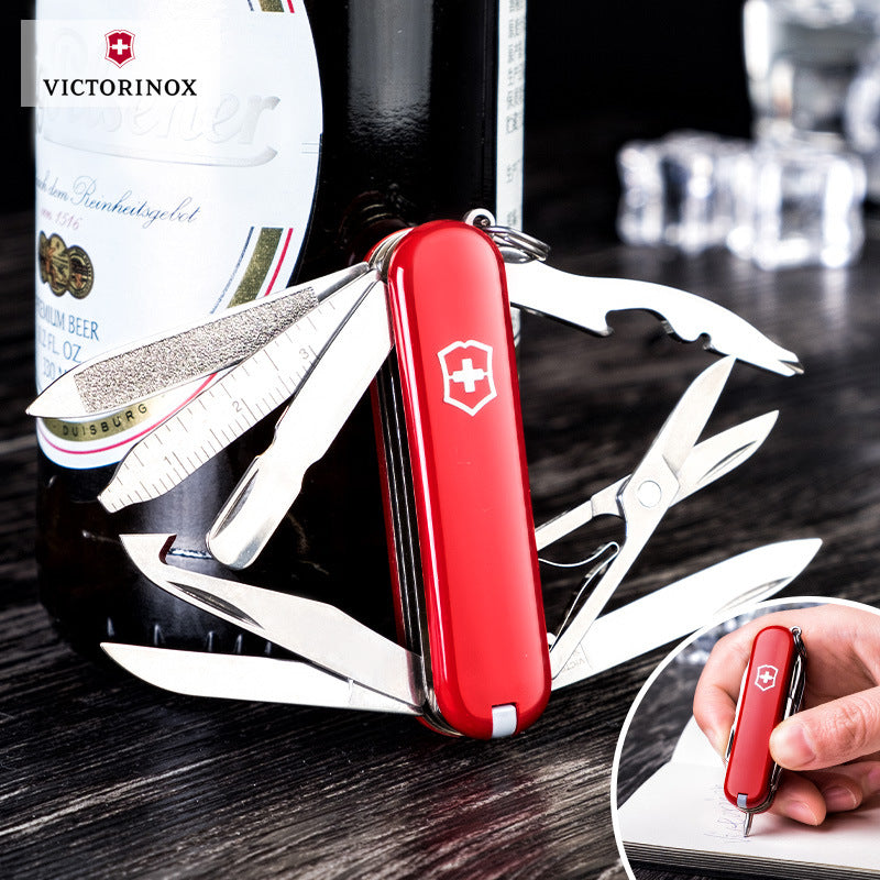 Victorinox Mini Champ Small Pocket Multi-Functional Knife with 18 Functions