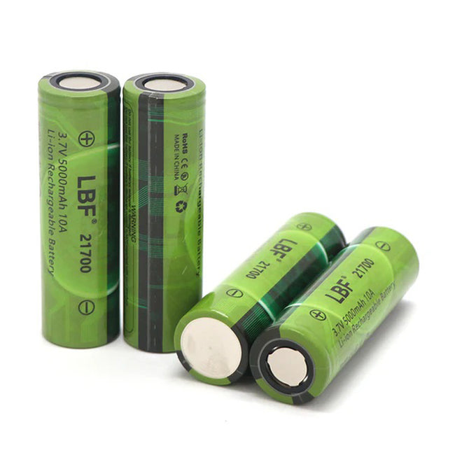 LBF 21700 Large Capacity 5000mAh Flat Top Lithium Li-ion Battery