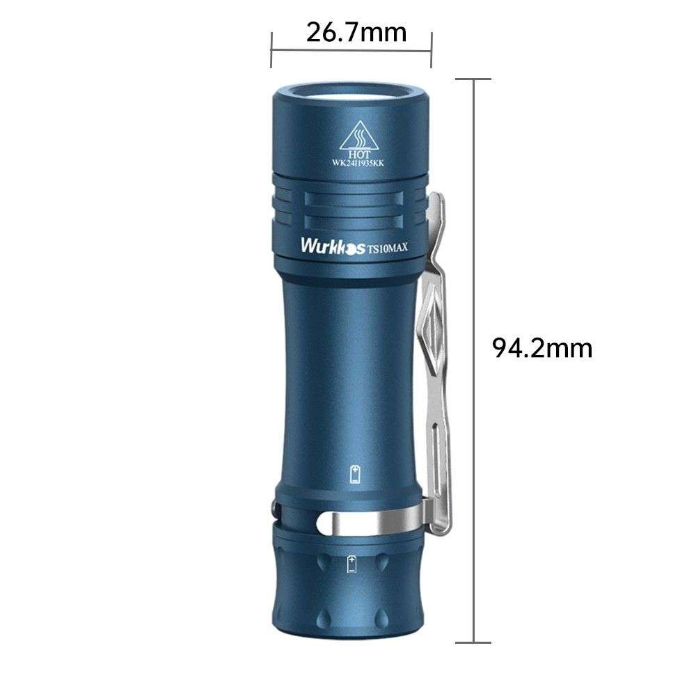 Pre-order Wurkkos TS10 MAX Portable EDC Flashlight