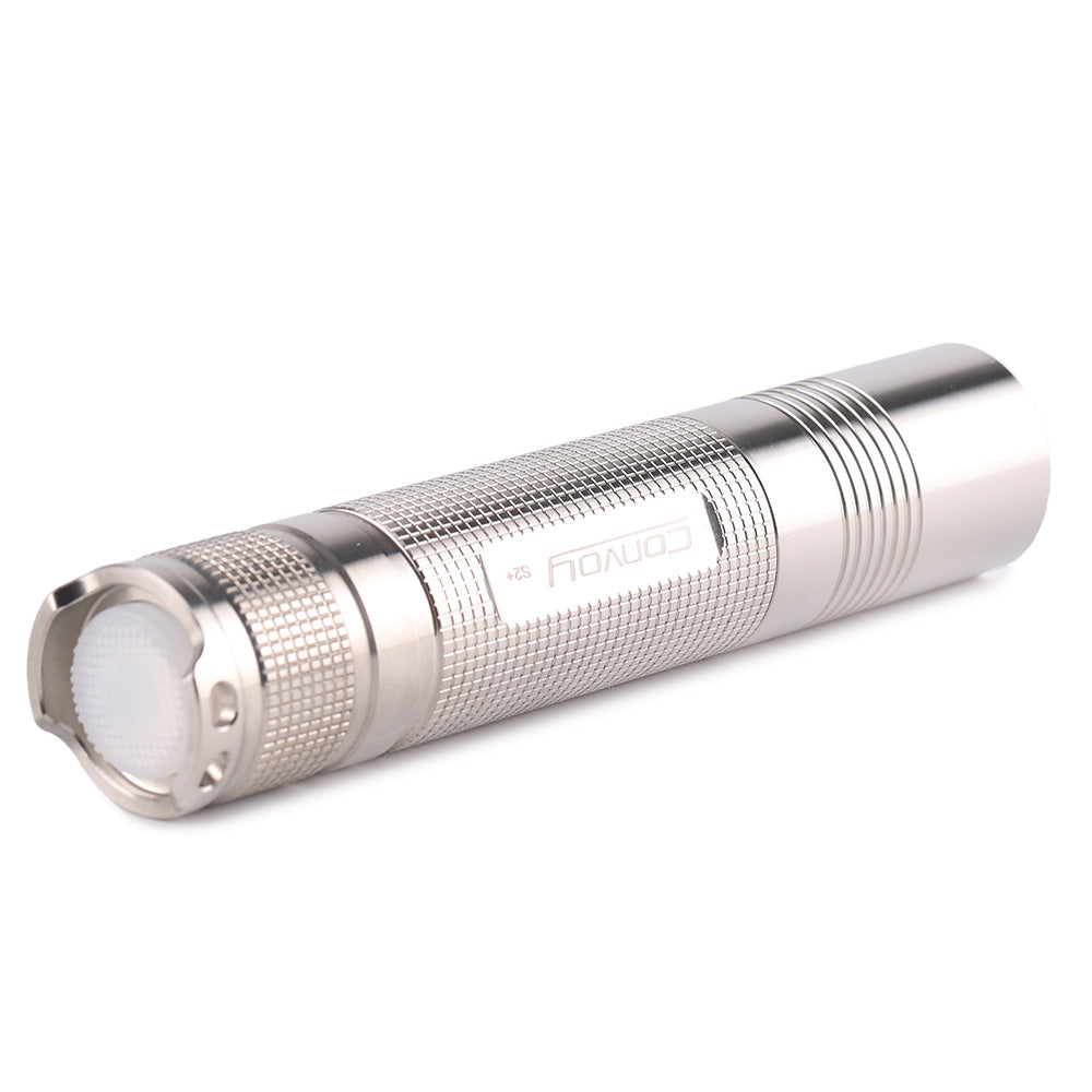 Convoy S2+ Tan 18650 Flashlight – LED & Driver Options
