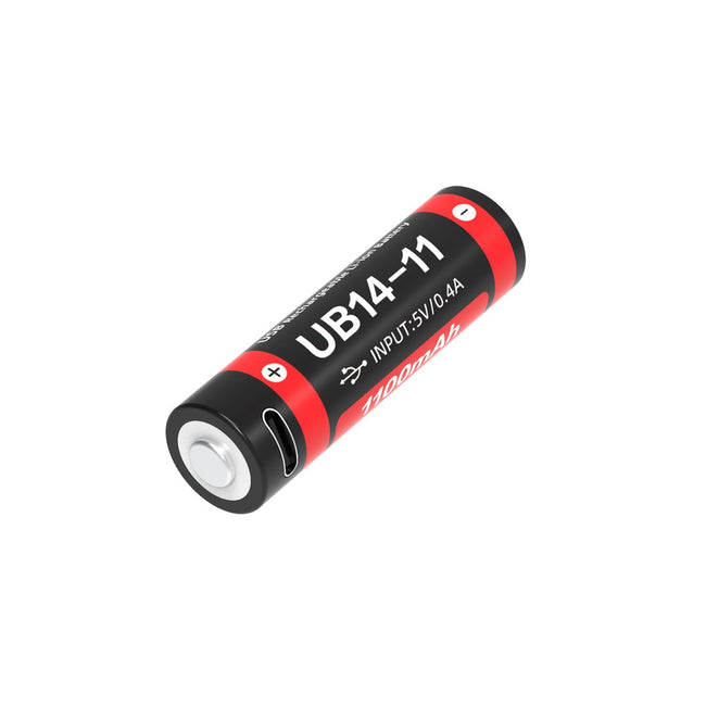 Weltool UB14-11 14500 USB-C Rechargeable lithium-ion battery