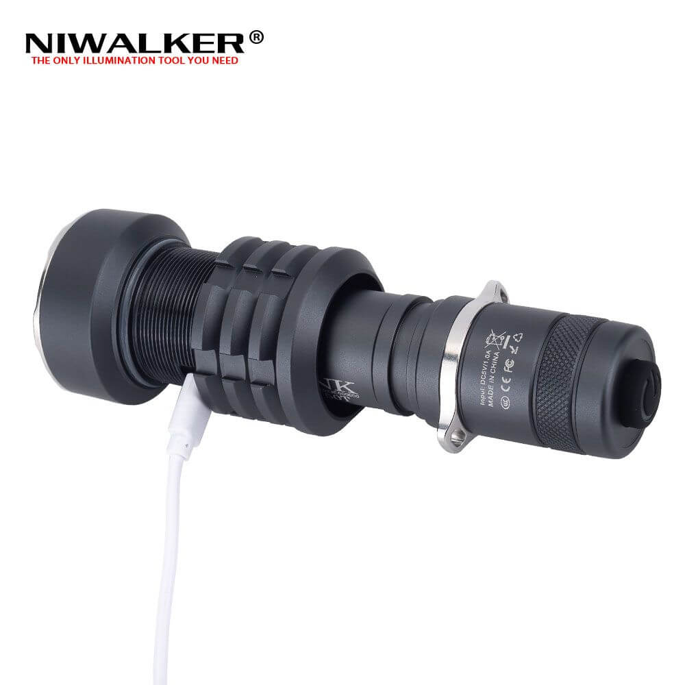 Niwalker N50T 2300 Lumens Tactical Flashlight