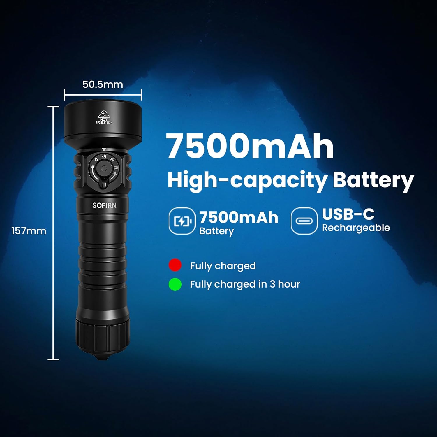 SOFIRN SD11 5000lm Scuba Diving Flashlight – flashlightgo