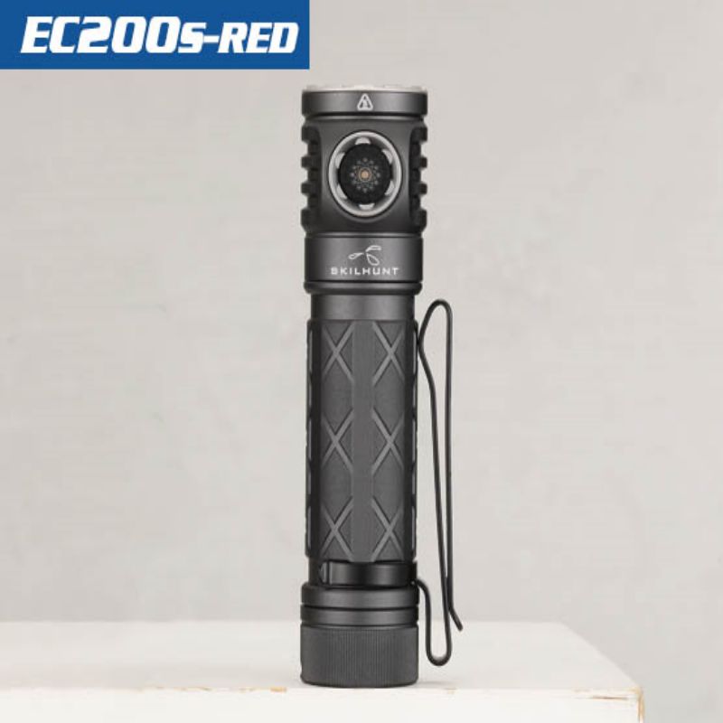 Skilhunt EC200S-RED 2100 Lumens EDC Flashlight