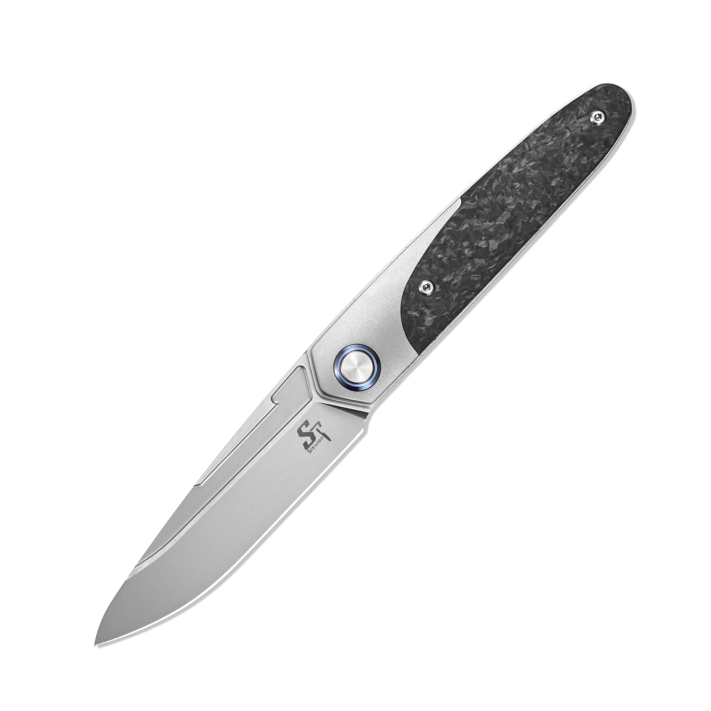 Sitivien ST992 Handmade M390 Carbon Fiber Handle Outdoor Folding Knife