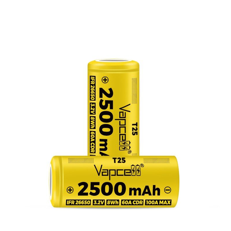 Vapcell T25 2500mAh 26650 Battery