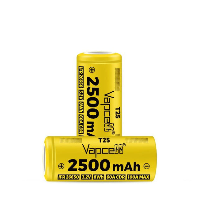 Vapcell T25 2500mAh 26650 Battery