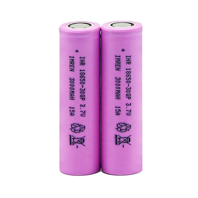 IMREN 30QP 18650 3000mAh 15A Rechargeable Lithium Battery