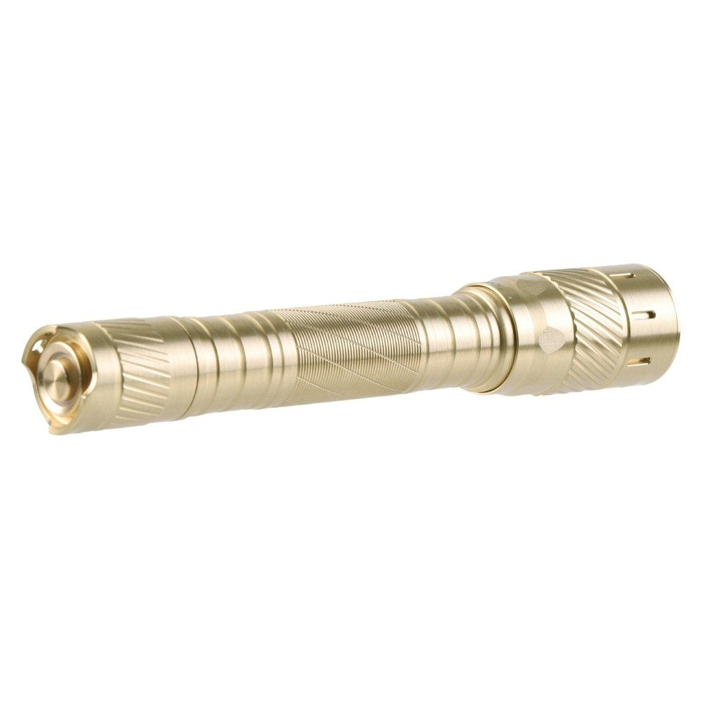 Convoy T4 brass AA 14500 flashlight