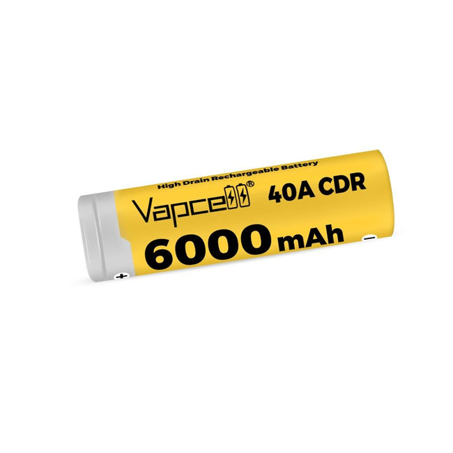 Vapcell T60 6000mAh 40A 3.6V Rechargeable 21700 Lithium Iron Battery