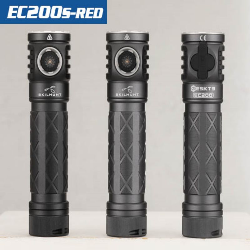 Skilhunt EC200S-RED 2100 Lumens EDC Flashlight