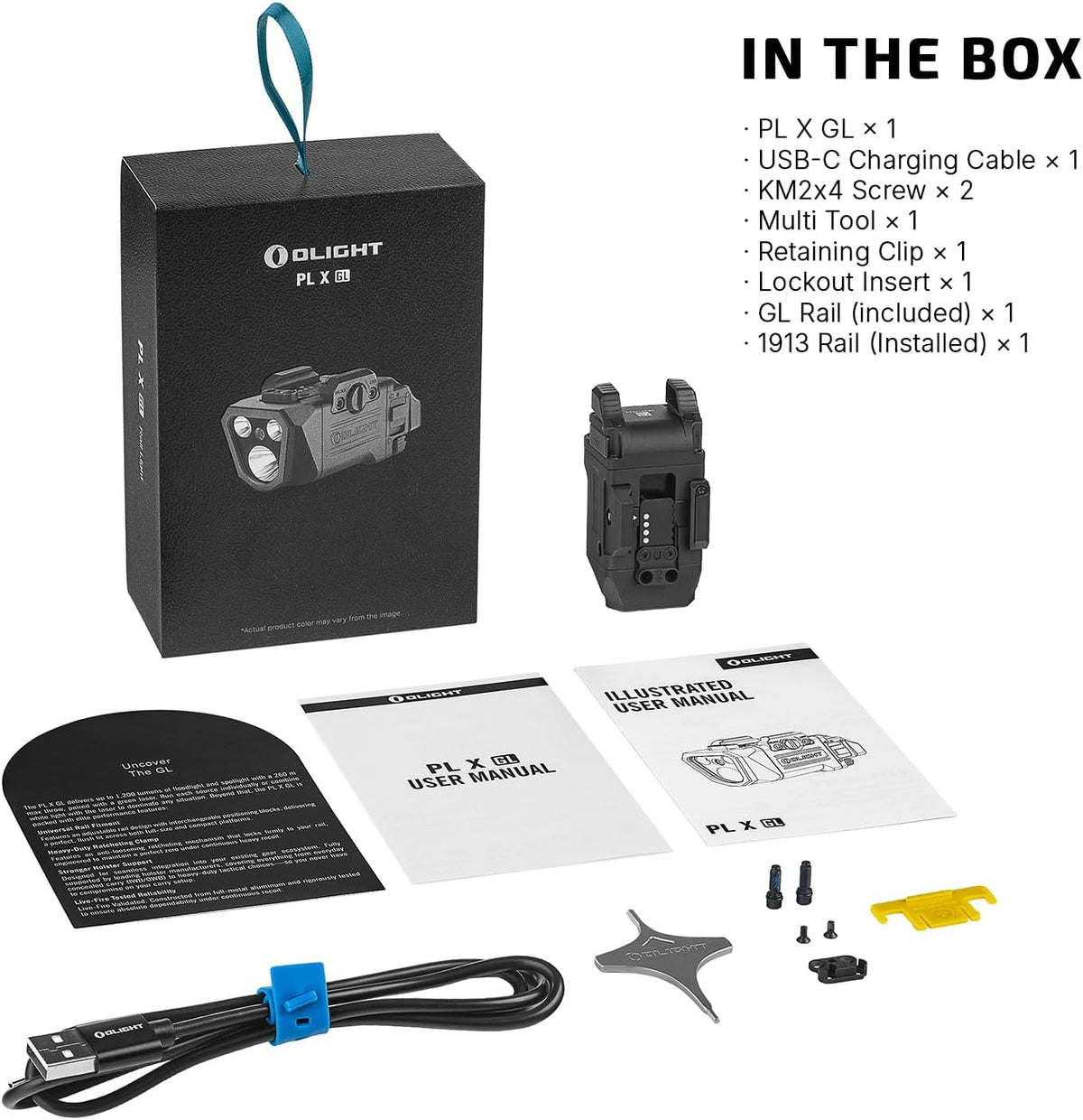 Olight PL-X GL Dual-Beam Weapon Light with Green Laser