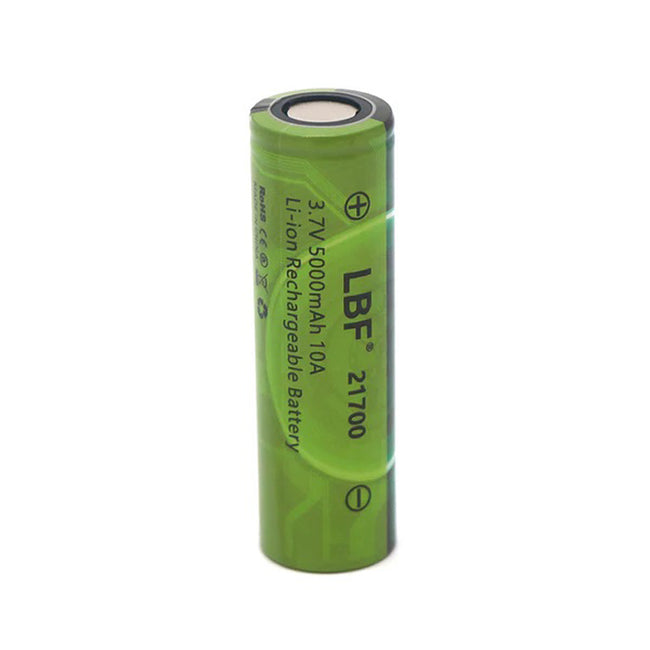 LBF 21700 Large Capacity 5000mAh Flat Top Lithium Li-ion Battery