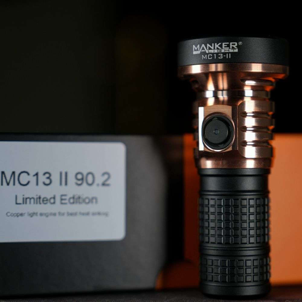 Manker MC13 II SBT90.2 Pocket EDC Flashlight - Copper & Aluminum