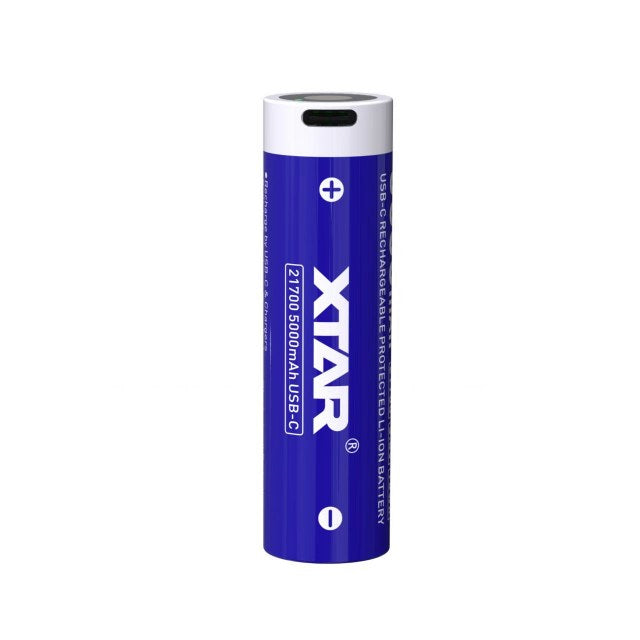 Xtar 3.6V 21700 5000mAh USB-C Rechargeable Battery