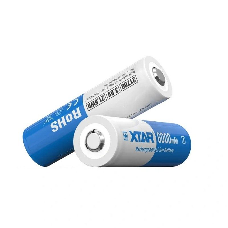 XTAR 21700 6000mAh 10A Lithium ion Battery