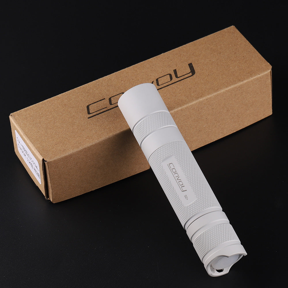 Convoy S2+ MAO White 18650 Flashlight – LED & Driver Options