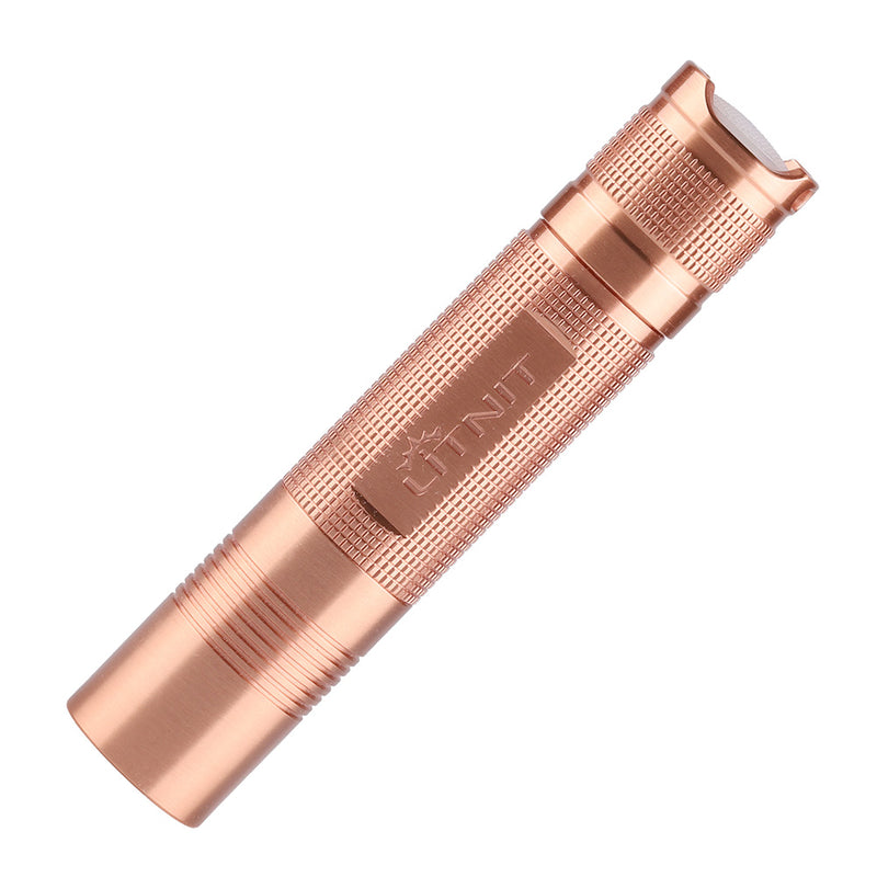 Convoy S2+ checkered copper flashlight