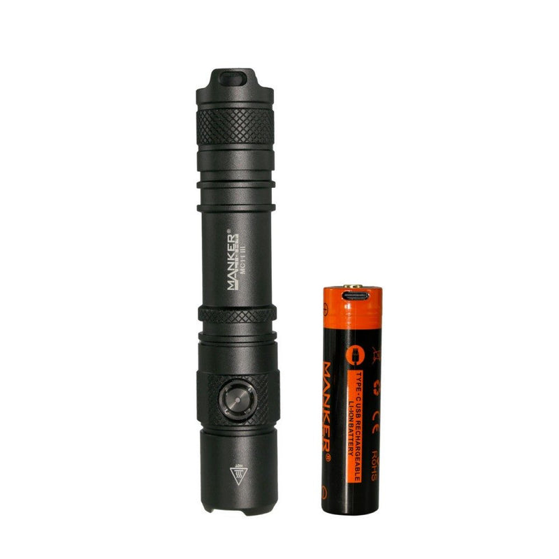 Manker MC11 III USB-C Rechargeable Tactical Flashlight
