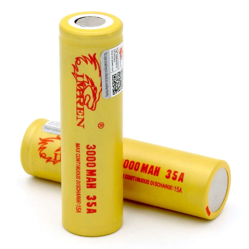 IMREN 18650 3000mAh 35A Rechargeable Lithium Battery