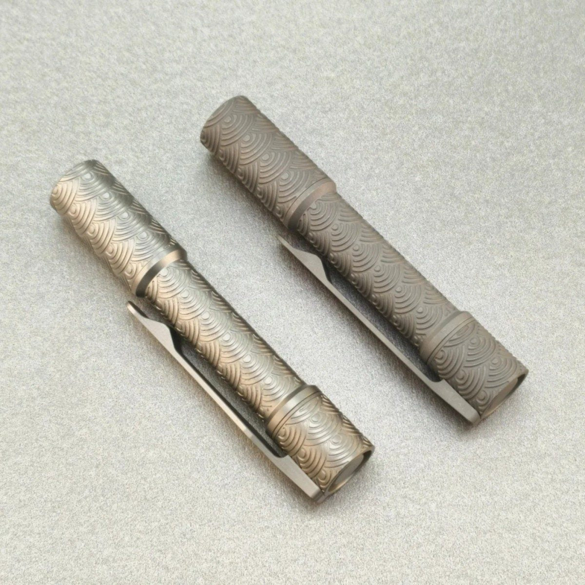 ReyLight Pineapple Mini Ti Full Seigaiha EDC Flashlight