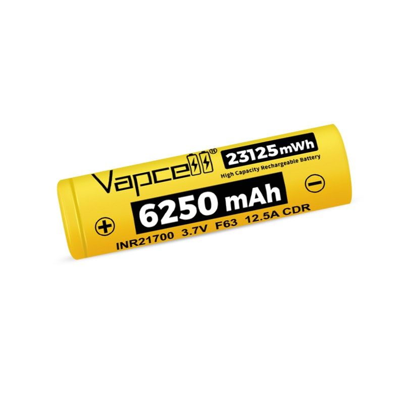 Vapcell F63 6250mAH 21700 Battery – flashlightgo
