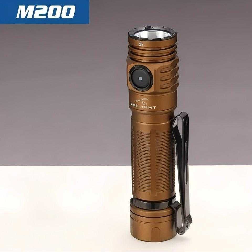 Skilhunt M200 V4 1900 Lumens 18650 Magnetic USB Rechargeable LED Flashlight