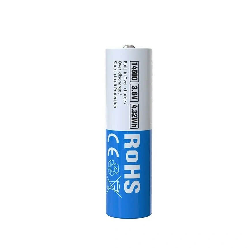 XTAR 14500 1200mAh 2.5A Battery