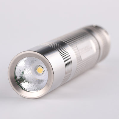 Convoy S2+ glossy titanium alloy 18650 flashlight