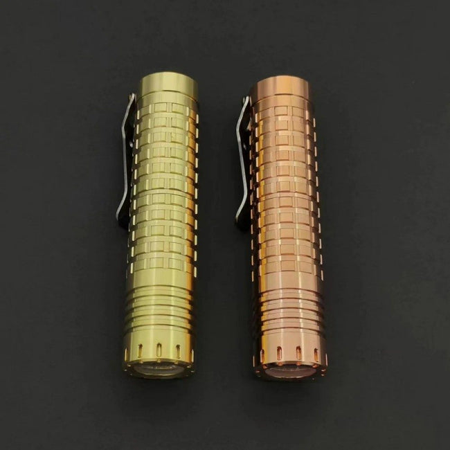 ReyLight Dawn- Copper Brass EDC Flashlight