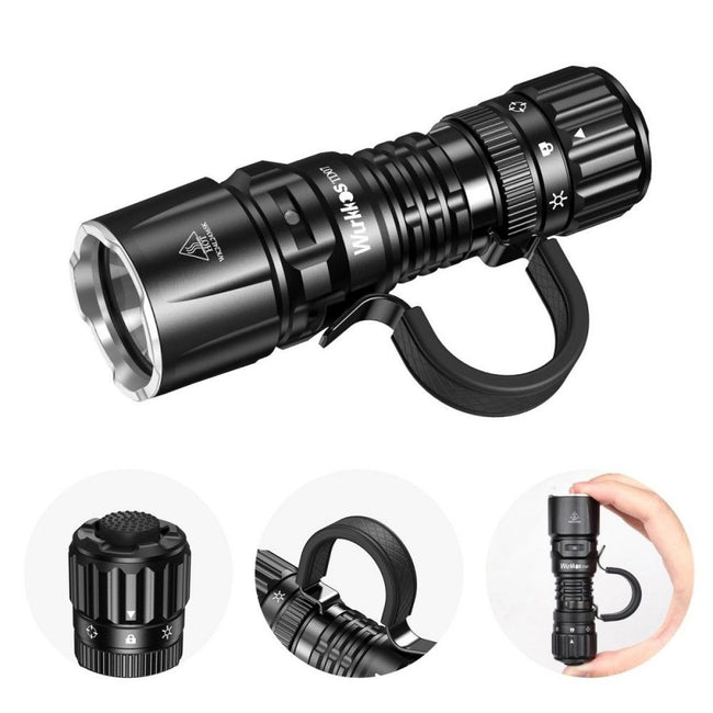 Wurkkos TD07 1300lm Tactical Flashlight