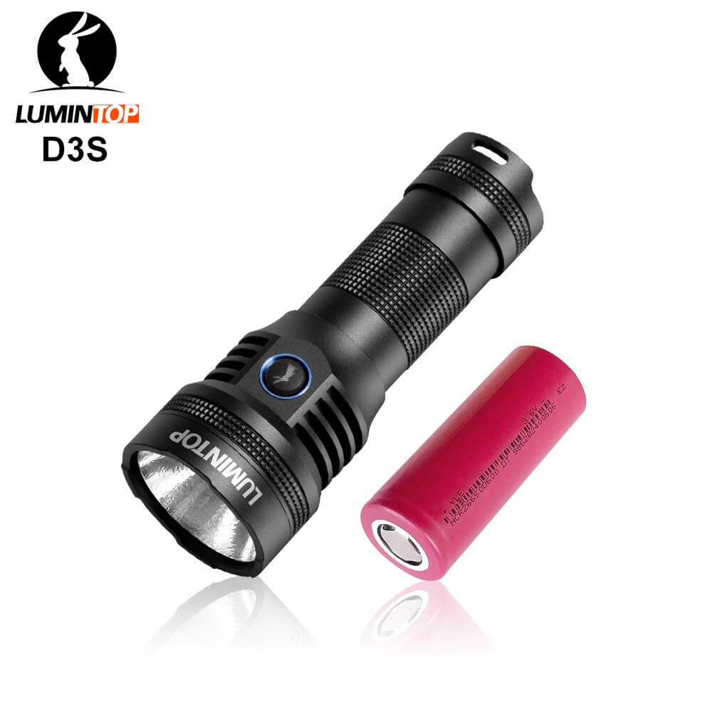 Lumintop D3S Anduril UI 6000 lumens powerbank flashlight