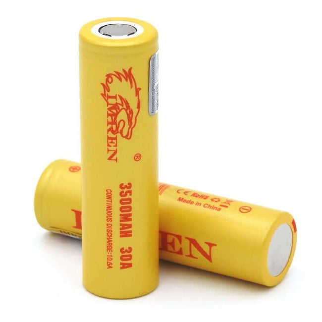 IMREN 18650 3500mAh 30A Rechargeable Lithium Battery