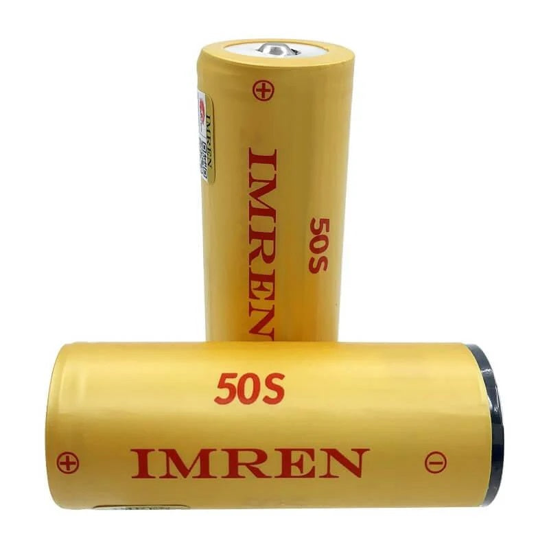 IMREN 50S 26650 5000mAh 50A Rechargeable Lithium Battery