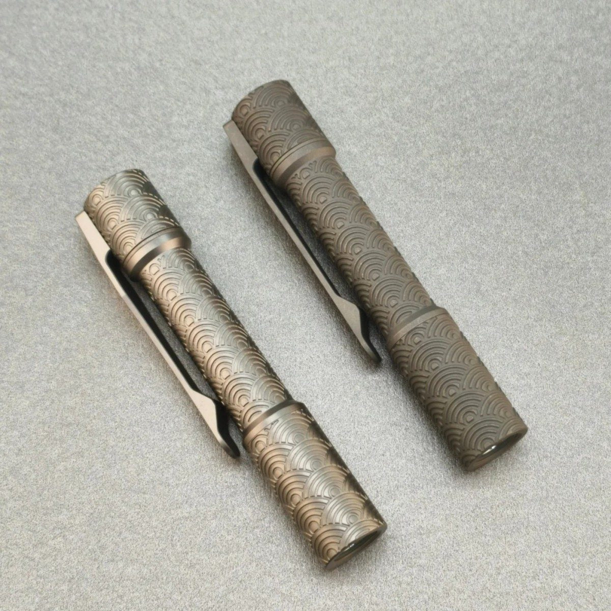 ReyLight Pineapple Mini Ti Full Seigaiha EDC Flashlight