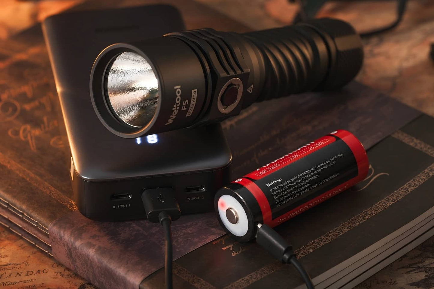 Weltool F5 "Little King" 26650 LED Flashlight
