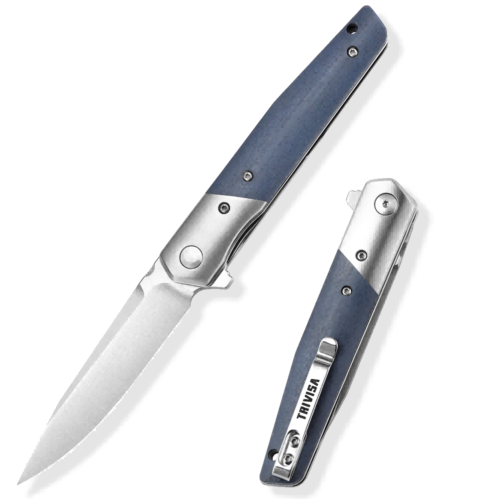 TRIVISA Leominor Series BOHLER K110 Steel Folding Knife