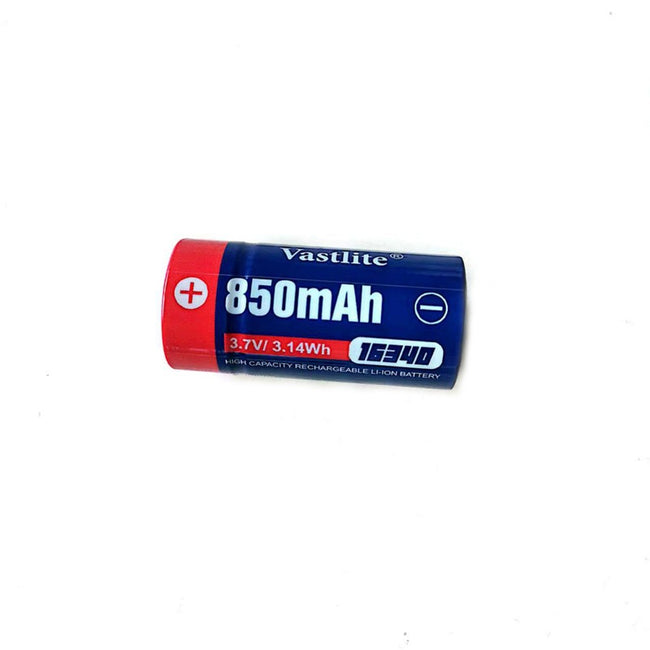 Vastlite 850mAh Type C 16340 battery